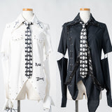 Heart Skull Necktie 