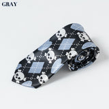 Heart Skull Necktie 