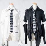 Heart Skull Necktie 