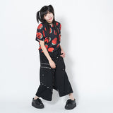 エプロンワイドパンツ