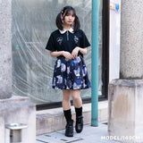 Cat flare skirt