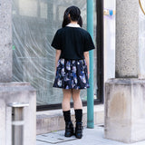 Cat flare skirt