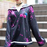 Poison-Cherry Sailor Top