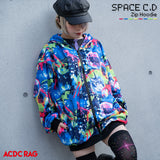 Space C.D. ZIP BIG Hoodie