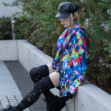 Space C.D. ZIP BIG Hoodie