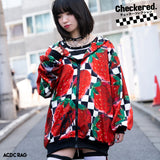 Strawberry ZIP Big Hoodie