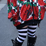 Strawberry ZIP Big Hoodie