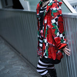 Strawberry ZIP Big Hoodie