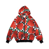 Strawberry ZIP Big Hoodie