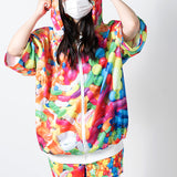 [Short sleeve] POP Candy ZIP BIG Parka