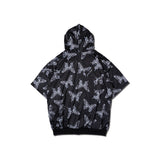 [半袖]バタフライ ZIP BIG パーカー