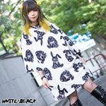 WHITE/BLACK