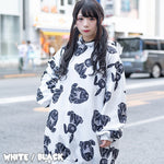 WHITE/BLACK