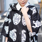[Short Sleeve] P Bunny Dolls Zip Big Hoodie