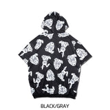 [Short Sleeve] P Bunny Dolls Zip Big Hoodie