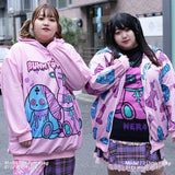 P Bunny Dolls ZIP Big Hoodie (Plus Size Ver.)