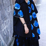 [Short Sleeve] Asymmetry Apple Shirt