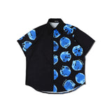 [Short Sleeve] Asymmetry Apple Shirt