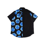 [Short Sleeve] Asymmetry Apple Shirt