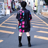 [半袖]アシメチェリーシャツ