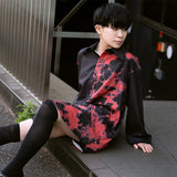 Asymmetry Bleach-Out Shirt