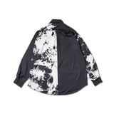 Asymmetry Bleach-Out Shirt