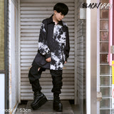 Asymmetry Bleach-Out Shirt