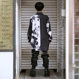 Asymmetry Bleach-Out Shirt