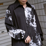 Asymmetry Bleach-Out Shirt