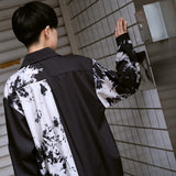 Asymmetry Bleach-Out Shirt