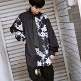 Asymmetry Bleach-Out Shirt