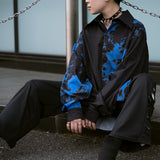 Asymmetry Bleach-Out Shirt