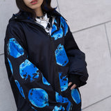 アシメリンゴ ZIP BIGパーカー
