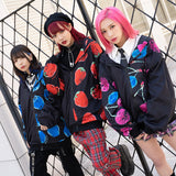 アシメチェリー ZIP BIGパーカー