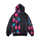 アシメチェリー ZIP BIGパーカー