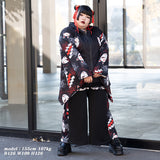 Higanbana Kimono ZIP Hoodie (Plus Size Ver.)