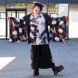 Higanbana Kimono ZIP Hoodie (Plus Size Ver.)
