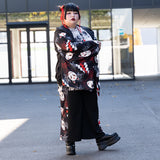 Higanbana Kimono ZIP Hoodie (Plus Size Ver.)