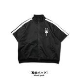 [Short Sleeve] Blood Pack/Pill Bottle Jersey Jacket Black