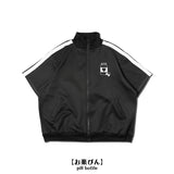 [Short Sleeve] Blood Pack/Pill Bottle Jersey Jacket Black