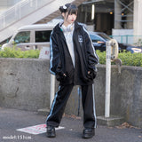 輸血/薬瓶 ジャージジャケット BK/P.BL