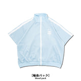 [半袖]輸血/薬瓶 ジャージジャケット パステルブルー