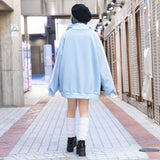 輸血/薬瓶 ジャージジャケット パステルブルー