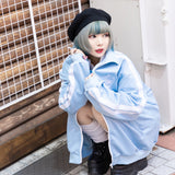 輸血/薬瓶 ジャージジャケット パステルブルー