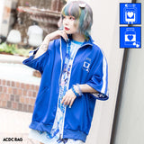Blood Pack/Pill Bottle Jersey Jacket Navy