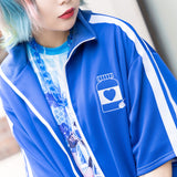 Blood Pack/Pill Bottle Jersey Jacket Navy