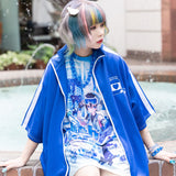 Blood Pack/Pill Bottle Jersey Jacket Navy