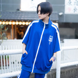 Blood Pack/Pill Bottle Jersey Jacket Navy