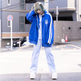 輸血/薬瓶 ジャージジャケット ネイビー