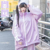 Blood Pack/Pill Bottle Jersey Jacket Pastel Purple